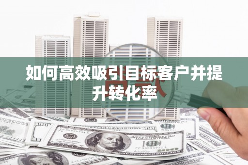 常山如何高效吸引目标客户并提升转化率