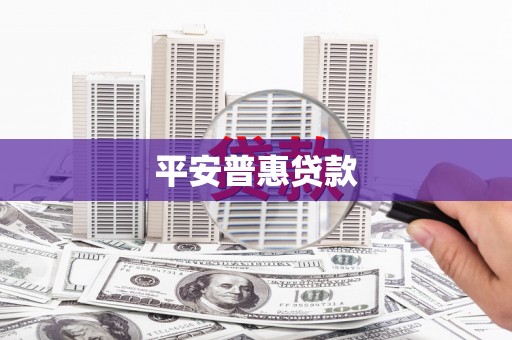 常山平安普惠贷款