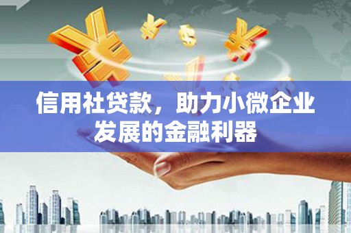 常山信用社贷款，助力小微企业发展的金融利器