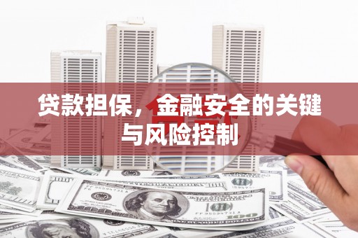 常山贷款担保，金融安全的关键与风险控制