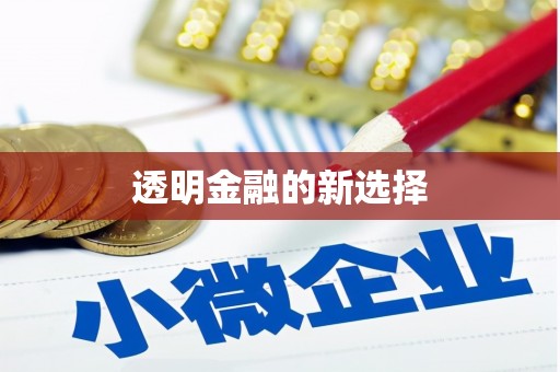 常山透明金融的新选择